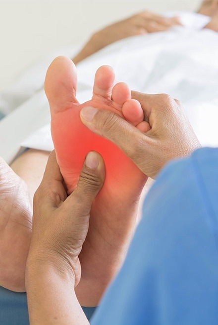 Spreizfuss Behandlung